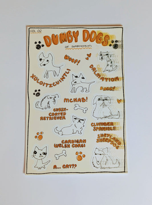 [Misprint] Dumbydogs Sticker Sheet (Vol.2)