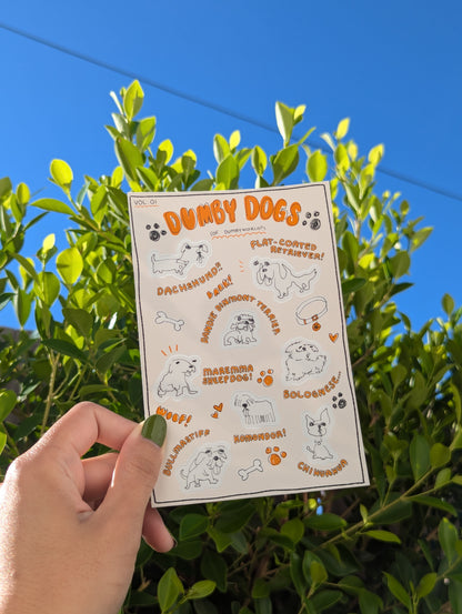 Dumbydogs Sticker Sheet (Vol. 1)