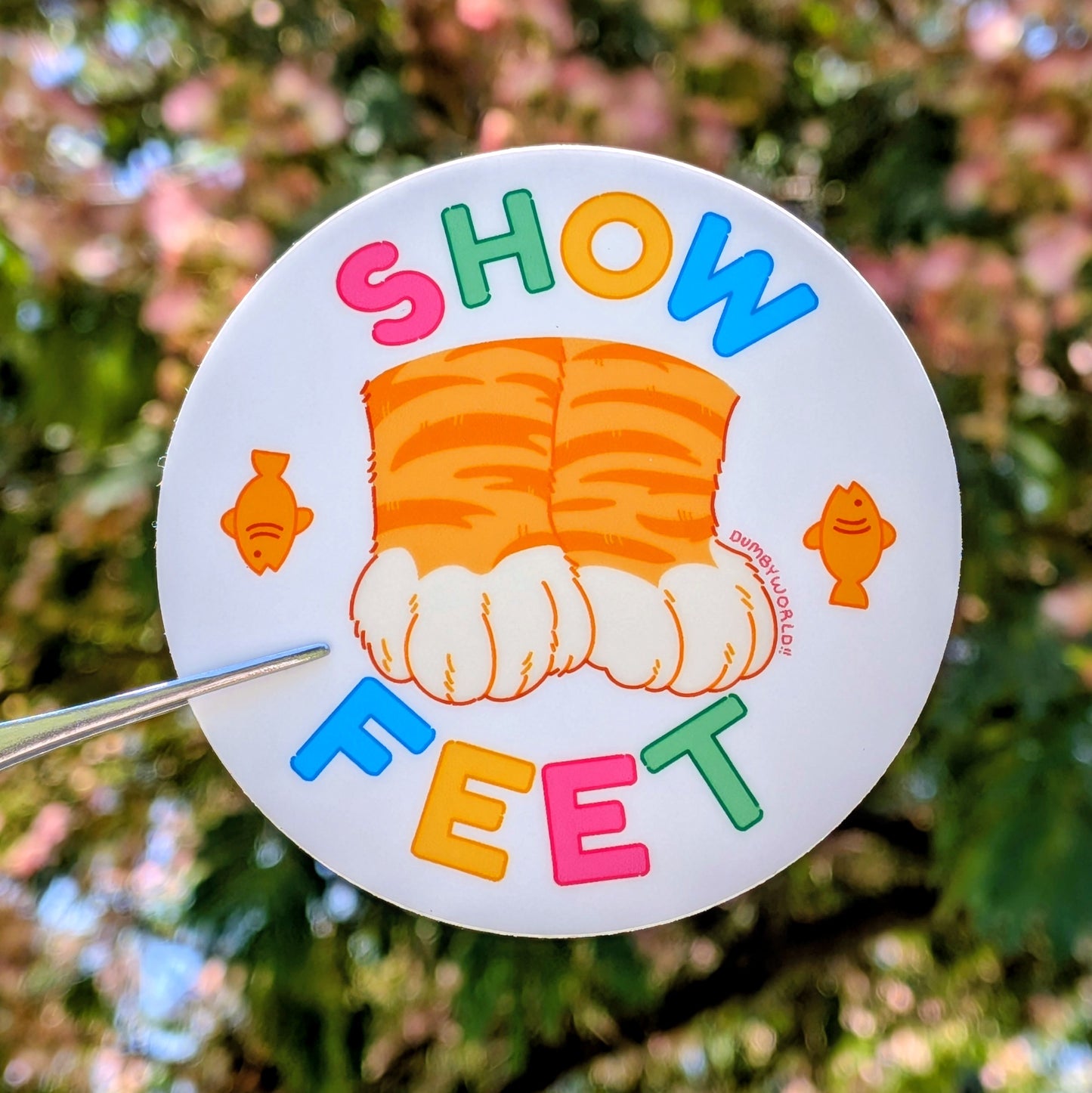 [B-GRADE] Cat Feet Sticker