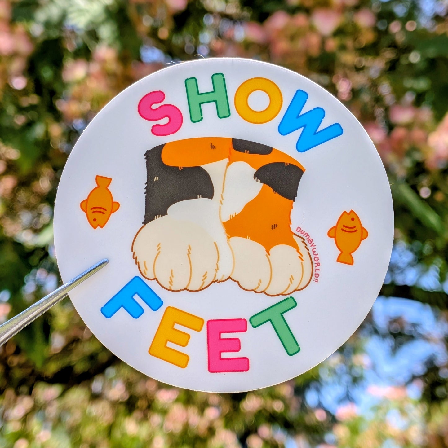 [B-GRADE] Cat Feet Sticker
