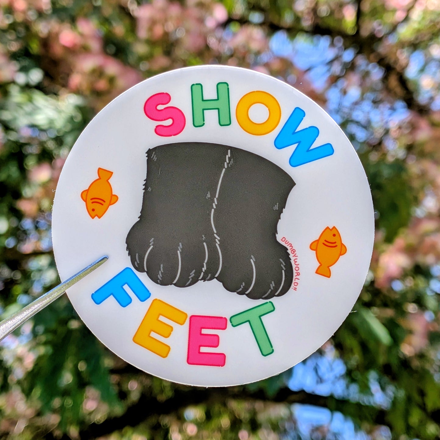 [B-GRADE] Cat Feet Sticker